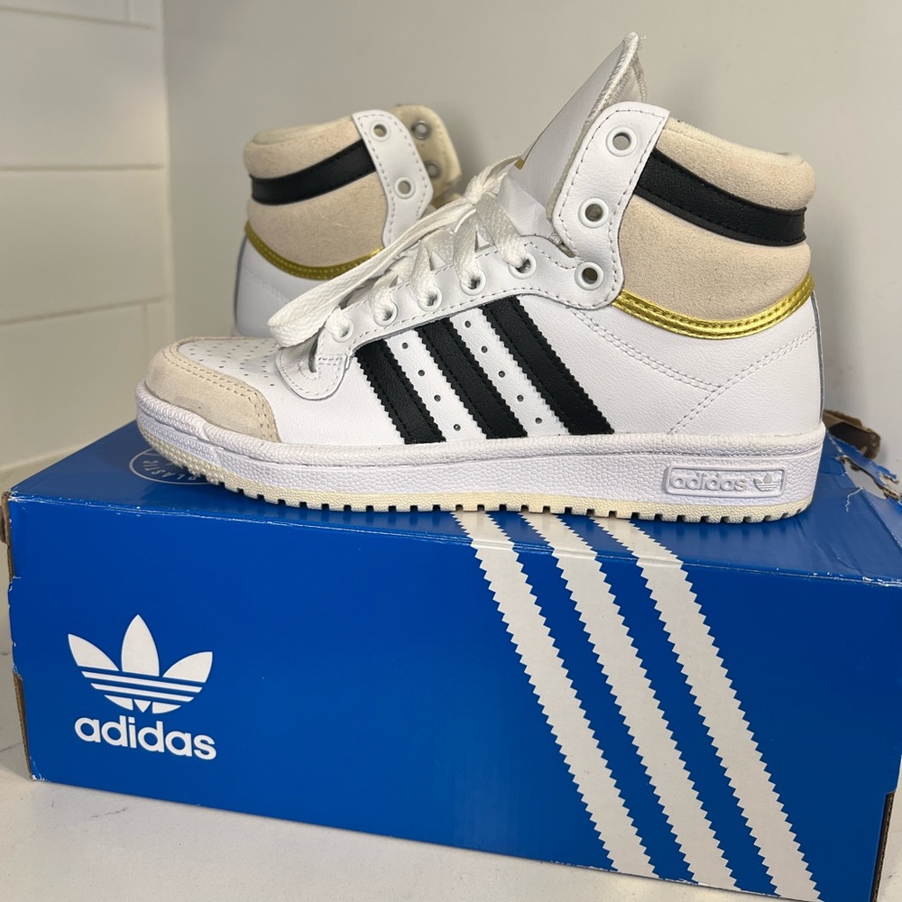 Adidas Originals Top Ten S24134 Sneaker Shoes Sz 4 Boys